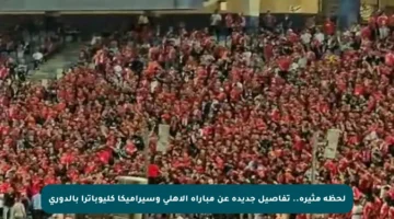 لحظة مثيرة.. تفاصيل جديدة عن مباراة الأهلي وسيراميكا كليوباترا بالدوري